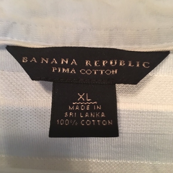 Banana Republic light blue polo size XL - Picture 2 of 2